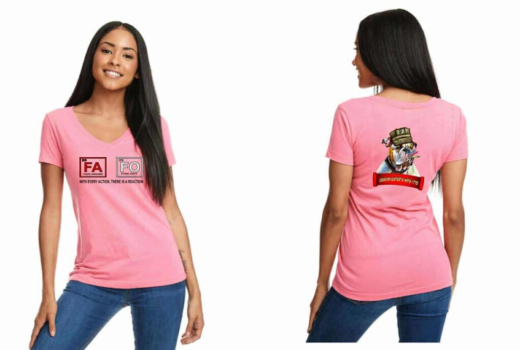 Women's FAFO V-Neck T-Shirt
